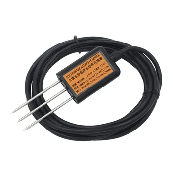 

Soil Electric Conductivity Sensor 0-2V 4-20mA RS485 Soil Moisture Soil Temperature Humidity soil EC Sensor Two Three in One