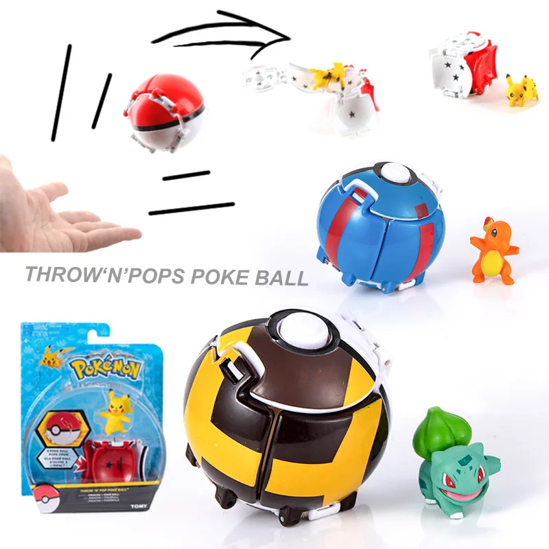 Фигурка покемона Takara Tomy экшн фигурки Пикачу куклы Мега покебол животные супер