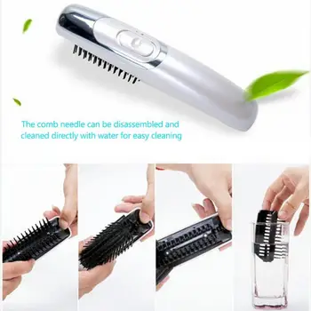 

Electric Laser Infrared Anti-static Scalp Massage Comb Infrared Heating Easy Clean Practical Anti Hair Loss Scalp Massage Brush