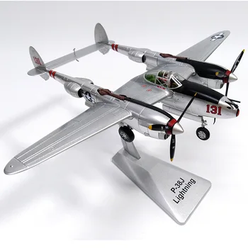 

1:48 American P-38 Light Fighter Model Simulation Alloy World War II Classic Warplane Aircraft Military Model Adults Toys