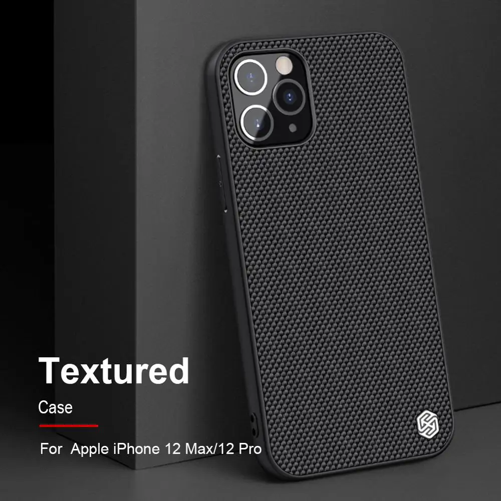 Текстурированный нейлоновый чехол NILLKIN для iphone 12 Mini apple 11 Pro Max задняя крышка
