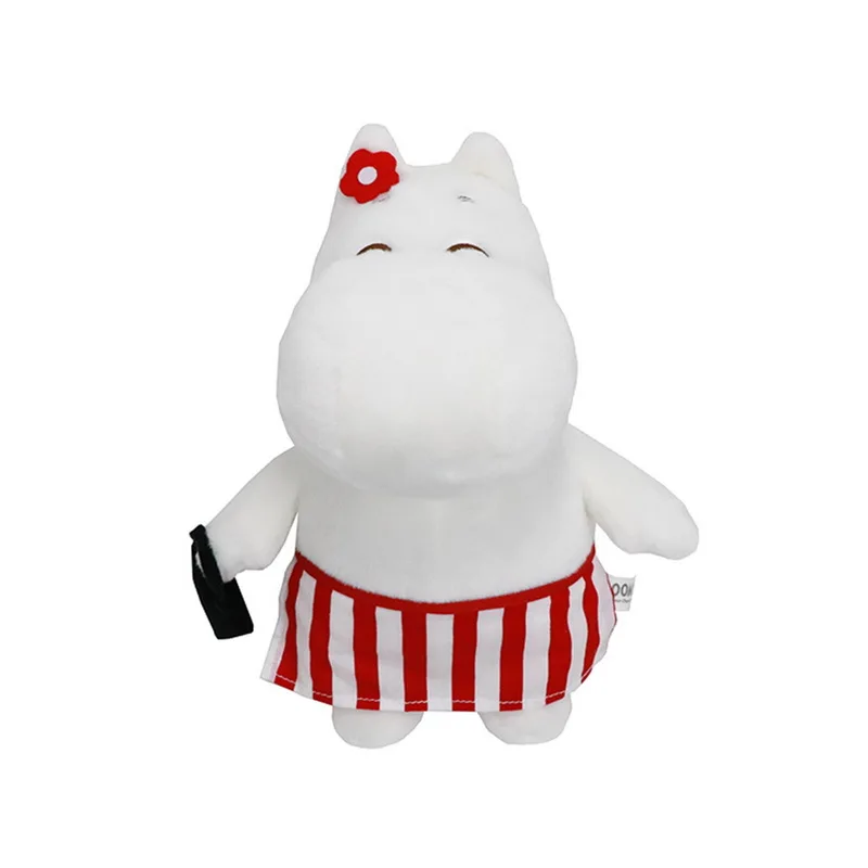 Красный Подлинная авторизация Высокое качество 20 см кукла moomin& song Nina& mom& dad Короткие Плюшевые игрушки на день рождения рождественские подарки - Цвет: Красный