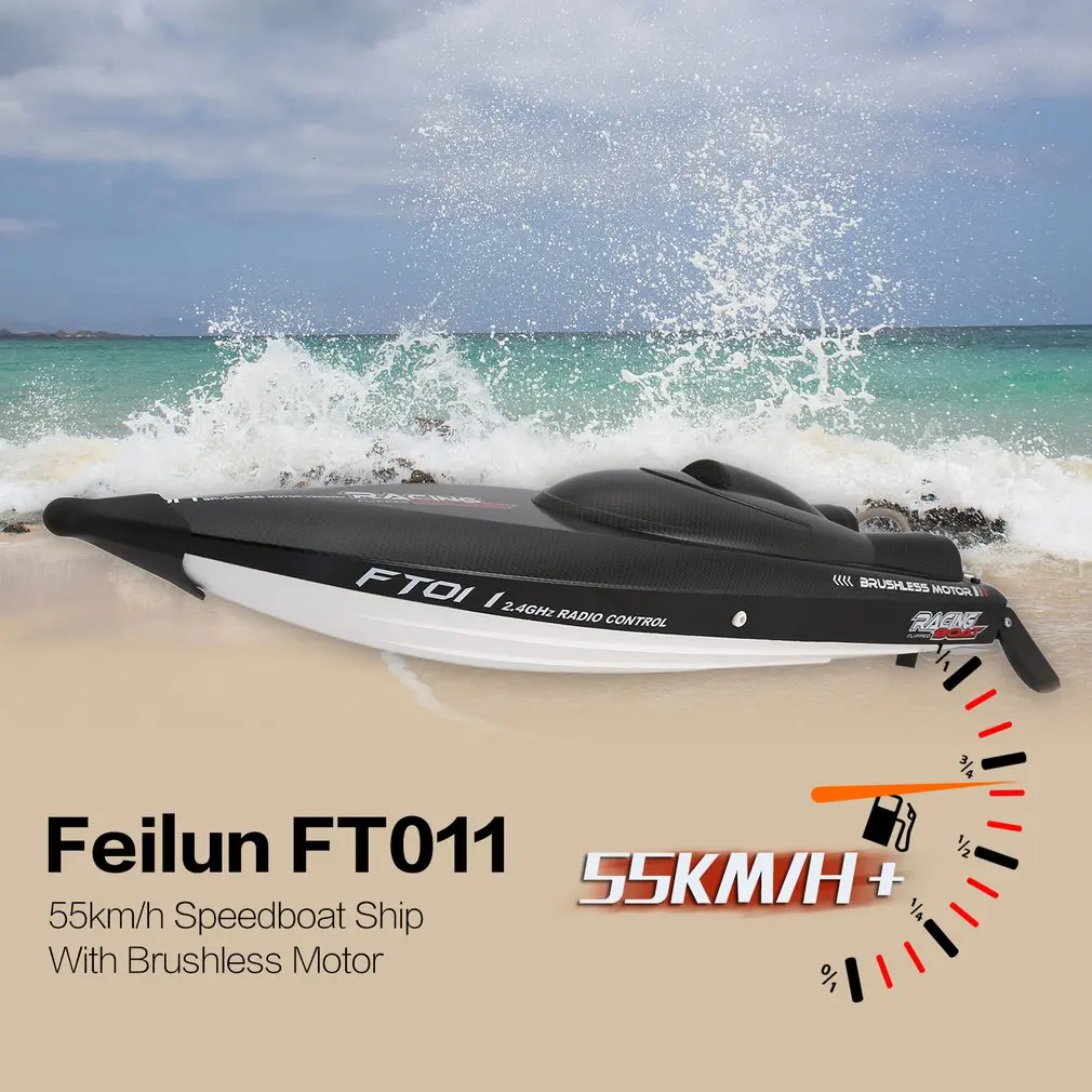 

FT011 FT012 RC Boat 2.4G High Speed Brushless Motor Built-In Water Cooling System Remote Control Racing Speedboat RC Toys Gift