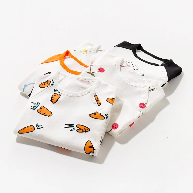 Новая футболка для маленьких мальчиков хлопковая детская одежда с длинными