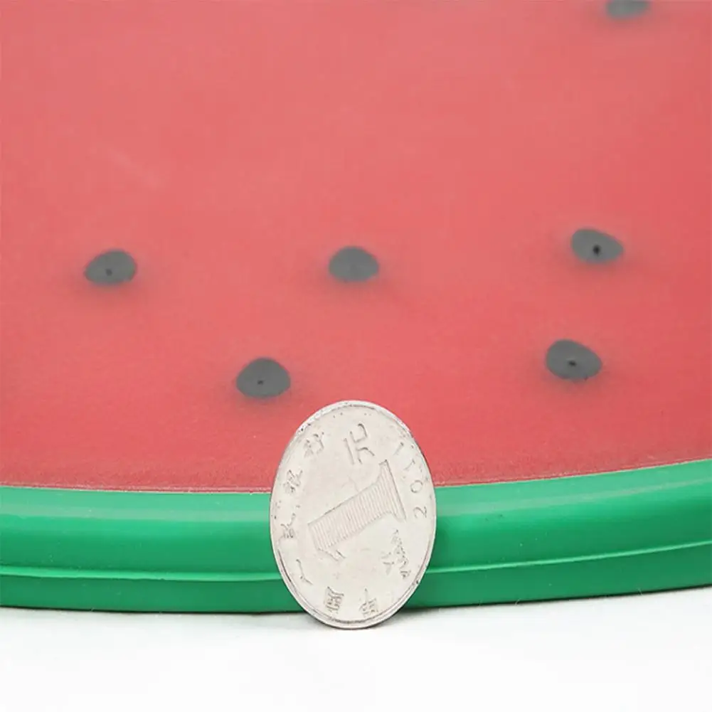 TWISTER.CK Thicken Watermelon Shape Chopping Board for Home Vegetable Fruit Cutting Meat Cutting Mat Watermelon Cutting Board