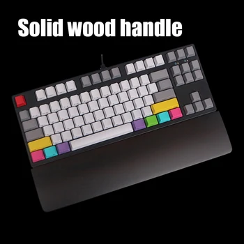 

Keyboard Guard 68 Mechanical Keyboard Wrist Rest Wood Palm Rest Keyboard Holder 84 Keyboard Hand Rest Poker Size 87
