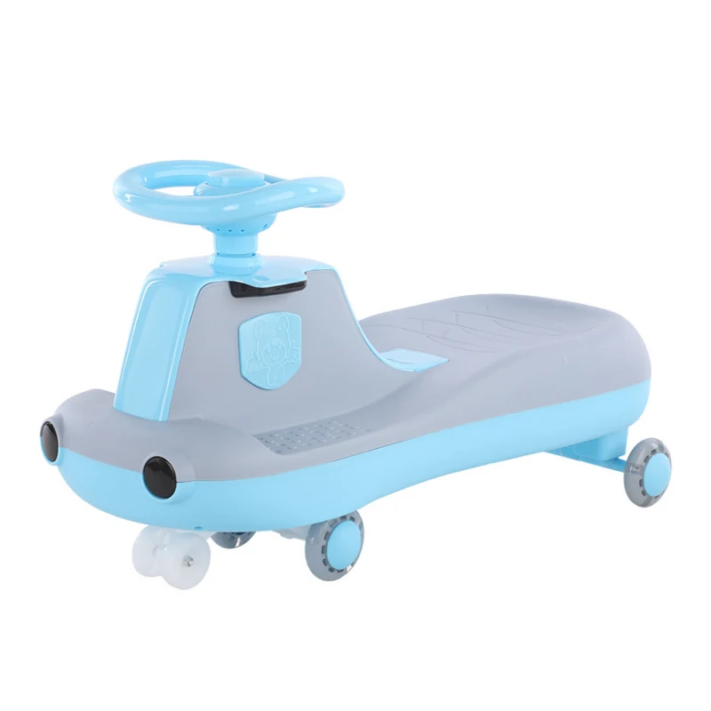 Четырехколесный детский крутящийся автомобиль, музыкальный yoyo mute flash wheel, детский скутер, балансировочный автомобиль