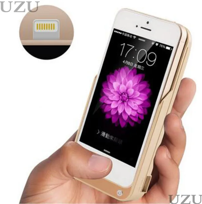 4200mah Зарядное устройство высокой емкости чехол для iPhone 5 5S SE внешняя портативная беспроводная зарядка чехол для iPhone 5 5S se