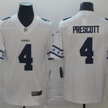 Мужчины Даллас Эзекиль Эллиот дак Прескотт Демаркус Лоуренс Джейсон Уиттен пар неосязаемый ковбойский Джерси