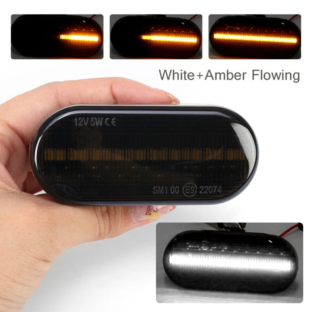 

Dynamic Flow LED Side Marker Light Turn Signal Lamp 5W Parts Set Kit For Amarok