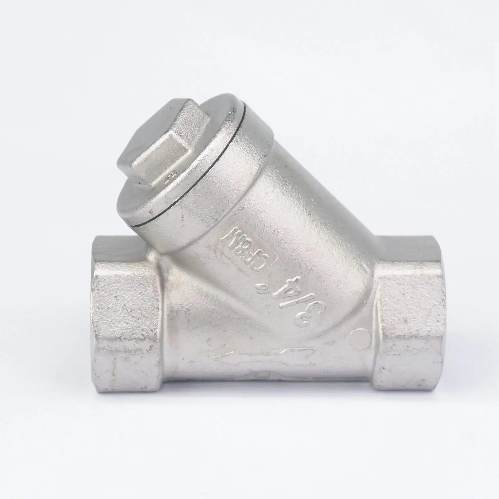 DN20 3/" BSP Женская нить 304 нержавеющая сталь Inline Y фильтр 229 PSI