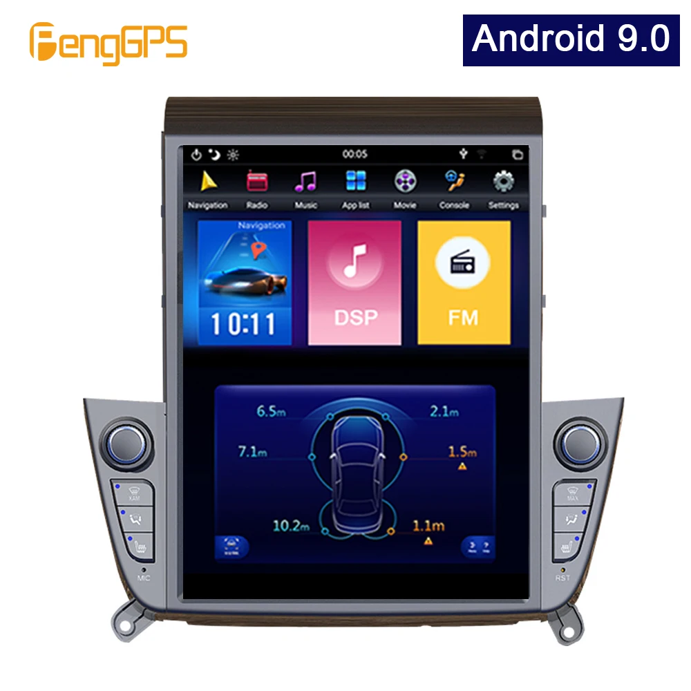 Android 9,0 Tesla вертикальный экран Автомобильный плеер gps навигация для hyundai IX35+ аудио dvd-плеер 1920*1080
