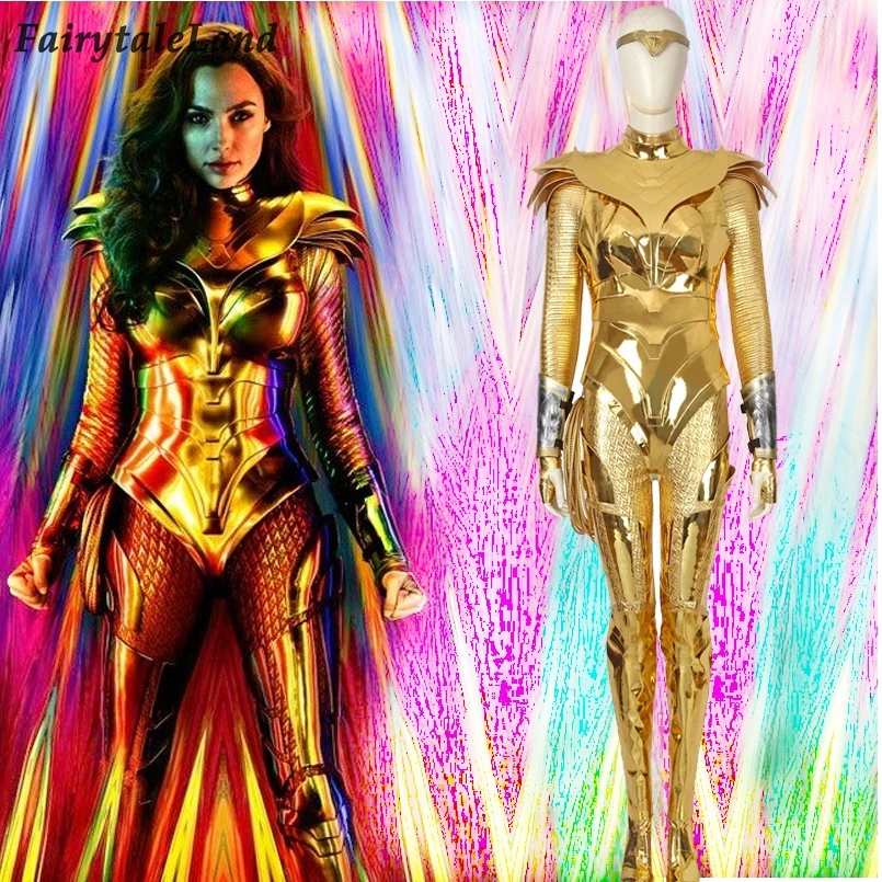 Фильм Wonder Woman 1984 косплей костюм карнавальный супергероя для Хеллоуин WW84 Диана
