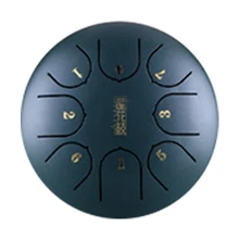 6 дюймов 8 нот Музыка образование подарок Профессиональный G Tune ручной поддон сталь язык барабаны вечерние мини-инструмент с молотками