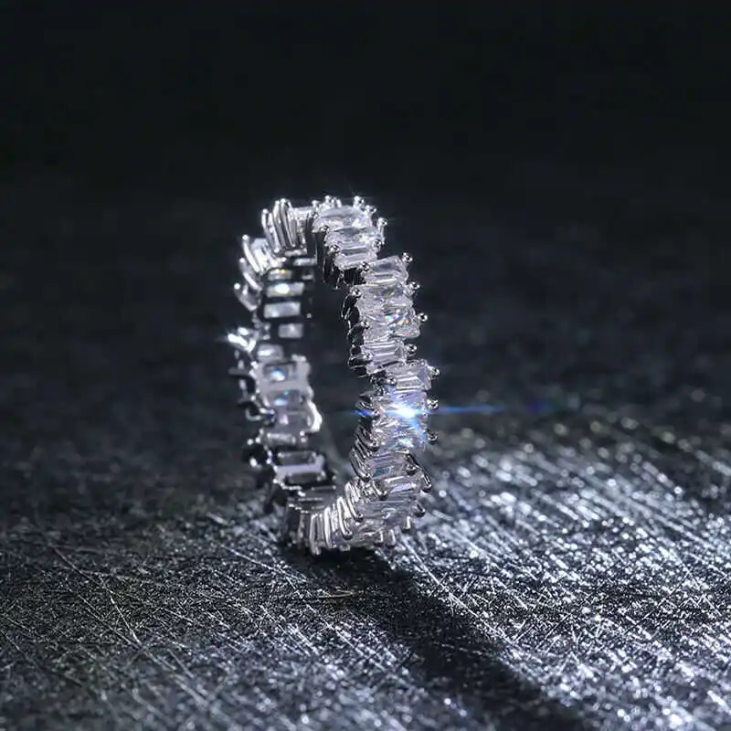Модные Size6-10 для женщин, обручальные кольца из розового золота, обручальное кольцо