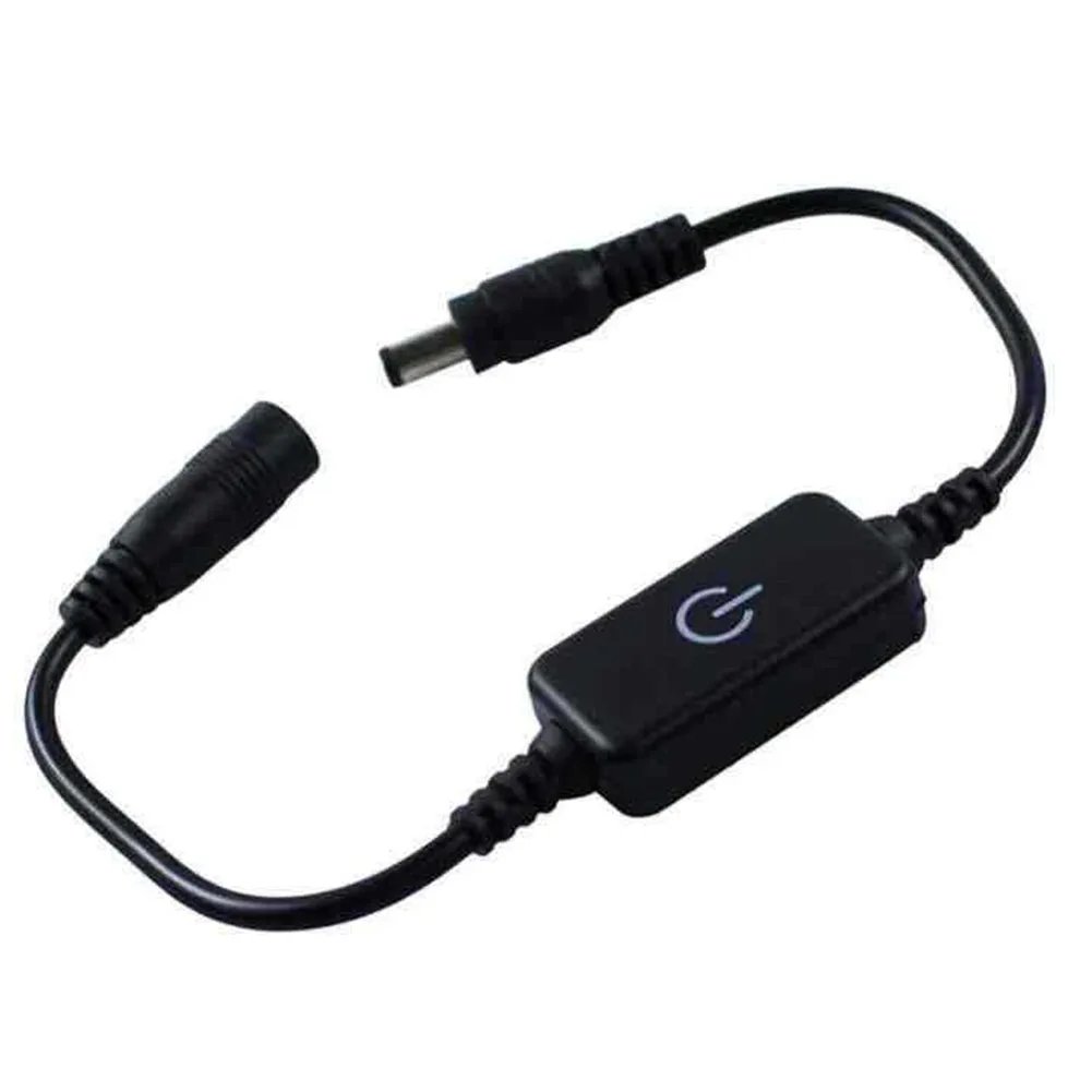 12V легко установить соединение Крытый регулировки Яркость дома затемнения постоянного тока индукции Светодиодные ленты светильник сенсорный переключатель мини-станок