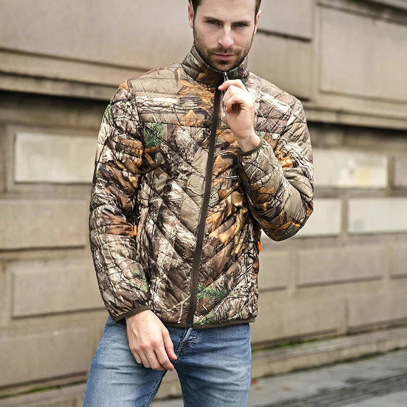 

2019 Fall Winter Men's Hunting Jackets Cotton-padded Camouflage Jacket Men's Camo Hunting Jacket USA Size M-3XL
