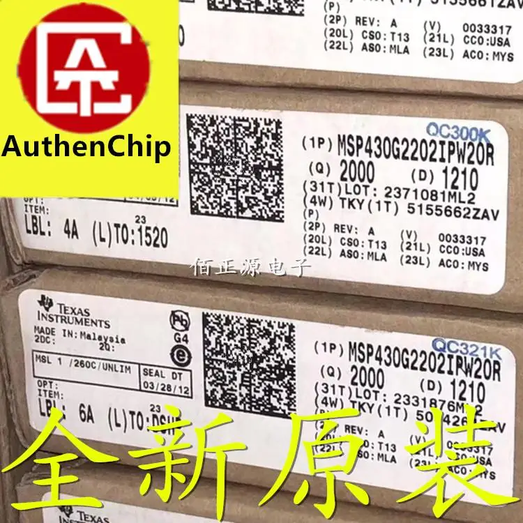 

10 шт., 100% оригинальная новая фотовспышка MSP430G2202IPW20R 430G2202 SMD TSSOP20 микроконтроллер