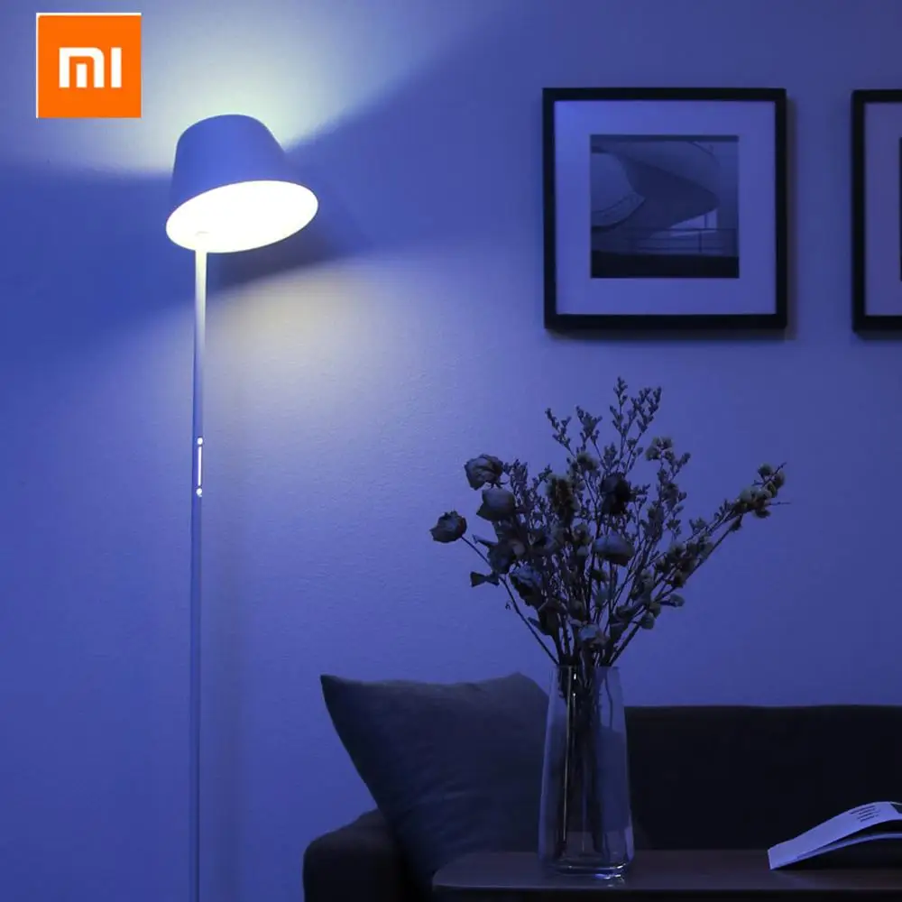 Xiaomi Mijia Yeelight YLLD01YL 12 Вт умный светодиодный напольный светильник с регулируемой яркостью, стол, свет, Wi-Fi приложение, управление, домашний офис, AC100-240V