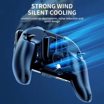 

HobbyLane H12 Game Controller Joystick Semiconductor Cooling Trigger Gamepad for IPhone Android Mobile Phone