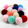 8cm DIY Fluffy Ball Pompon Faux Fur Pompom Large Multicolor Plush Pom Pom For Crafts Garland Decorative Keyrings Garments Decor ► Photo 2/6