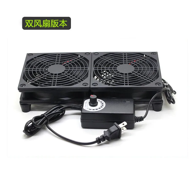 Router notebook cooling fan cooling base radiator with speed control function R8500 AC5300 3