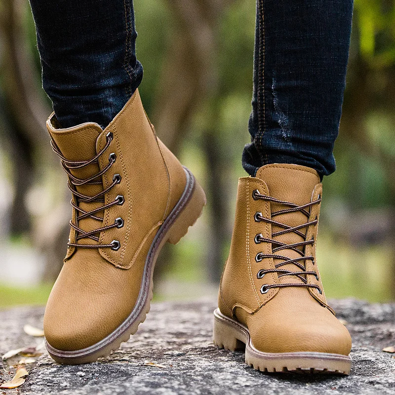 Hiking Boot,Classic Tooling Shoes,Trekking,Outdoor Shoes,Men's Mountain Boots,High Ankle,Big Size 39-46