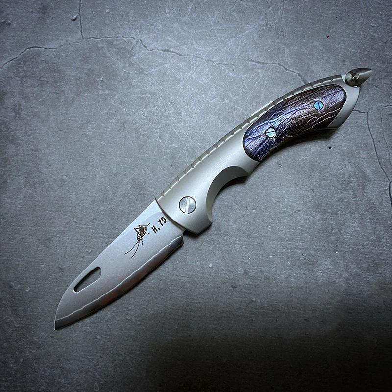 

SLD Clip Steel Lockless Pocket Portable EDC Outdoor Tool Folding Knife