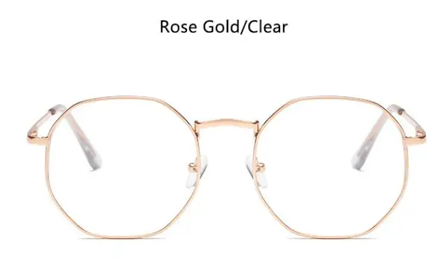 rose gold clear Очки для чтения, новинка, дизайнерские женские очки, оптическая оправа, металлическая круглая оправа для очков, прозрачные линзы, очки+ 1+ 1,5+ 2+ 2,5+ 3 - Цвет оправы: rose gold clear