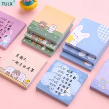 TULX80piece śliczne anime piśmienne kakao przyjaciele lepkie zakładki strona flagi dekoracja biurowa karteczki samoprzylepne papeleria tanie tanio CN (pochodzenie) Kartki memo