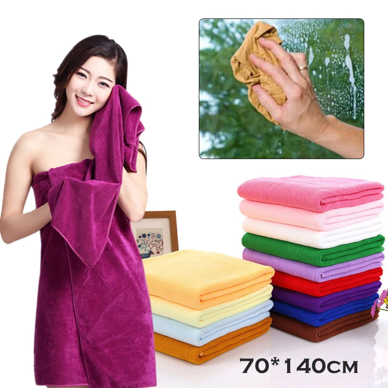 Автомойка впитывающее полотенце банное полотенце многоцветное прочное портативное 5 цветов 70*140 см микрофибра оборудование для сухой чистки волос