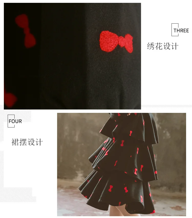 new Autumn winter baby princess dress layered girls dress velvet embroidered bow Korean children fashion dress,#5339