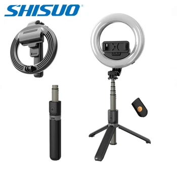 

SHISUO L07 LED Ring Light with Stand Selfie-ring Bluetooth Selfie Stick With Tripod Floor-lamp Table Lamp Eye Protection