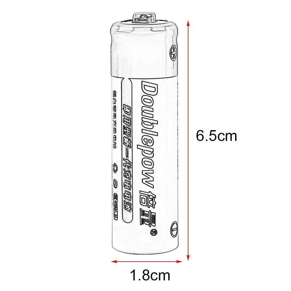 Doulepow экономичная литий-ионная аккумуляторная батарея 18650 для длительного использования L