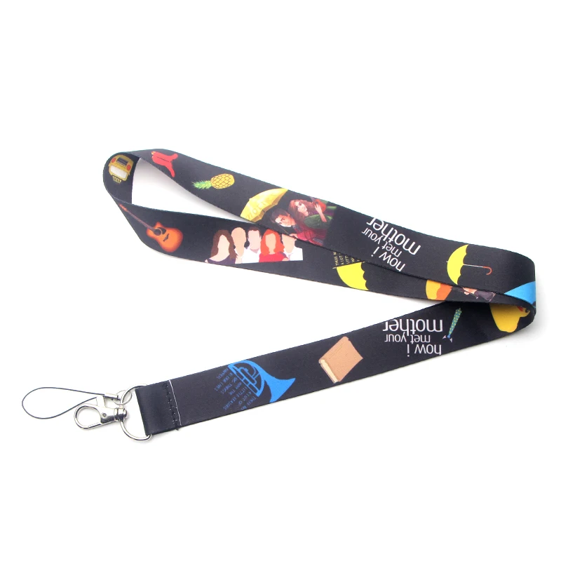 

How i met your mother keychain Accessories Safety Breakaway Mobile Phone USB ID Badge Holder Strap Tag Neck lanyard Camera E0497