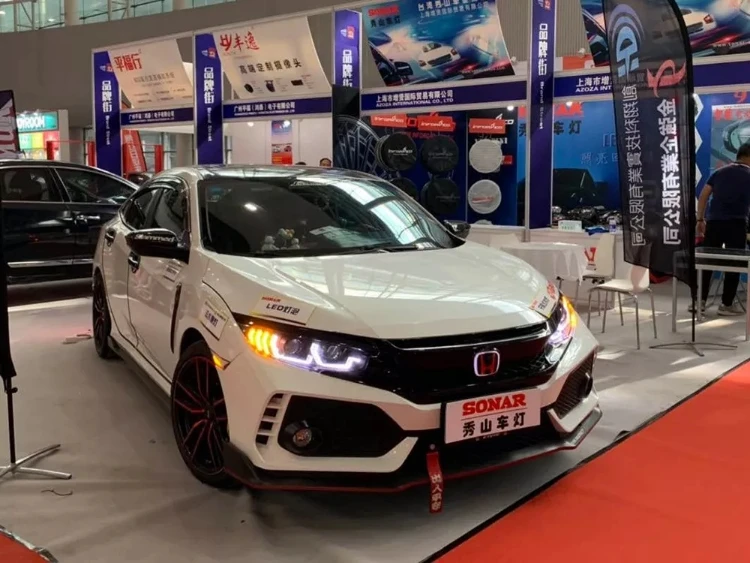 2019y автомобильный бупмер головной свет для Honda Civic автомобильные аксессуары светодиодный DRL галогенный/HID ксенон, противотуманная фара для Civic