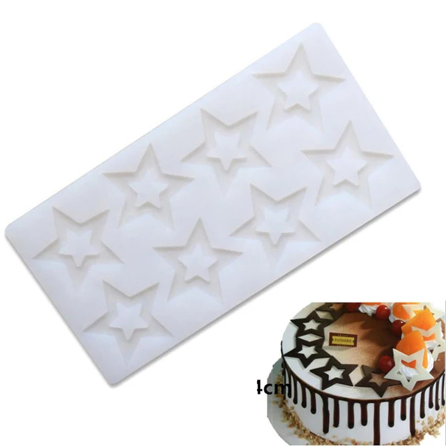 Virág Szívorta Díszítő Szerszámok Diy 3D Csillag Alakú Szilikon Penész Cupcake Csokoládé Dekoráció Muffin Serpenyő Sütő Sablon - Image 2