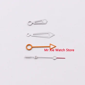 

High quality 316L Stainless Steel Watch Hands Silver edge luminous pointer with GMT Hand For Automatic Movement Watch