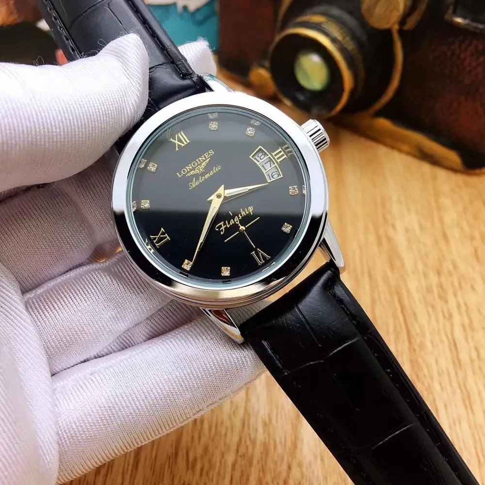 

New 2020 Longines- Three-pin Watch Simple Sports Leisure Multifunctional Mechanical Men's Watch Women's Watch AAA Gift 821