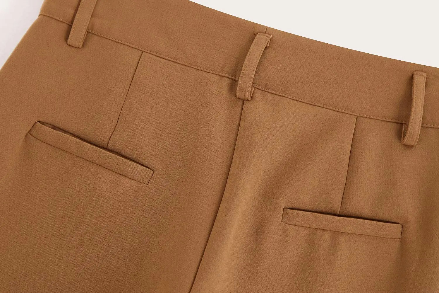 Винтажные стильные офисные женские расклешенные брюки для женщин модные женские брюки на молнии с карманами повседневные брюки Mujer