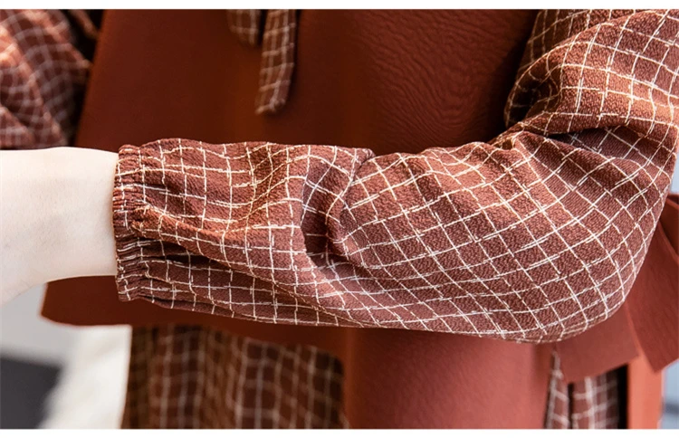 Fashion Womens Breastfeeding Dresses Autumn Winter Maternity Pregnant Nursing Dress 2 Pcs Long Sleeve Ruffles Pregnancy Clothes (24)