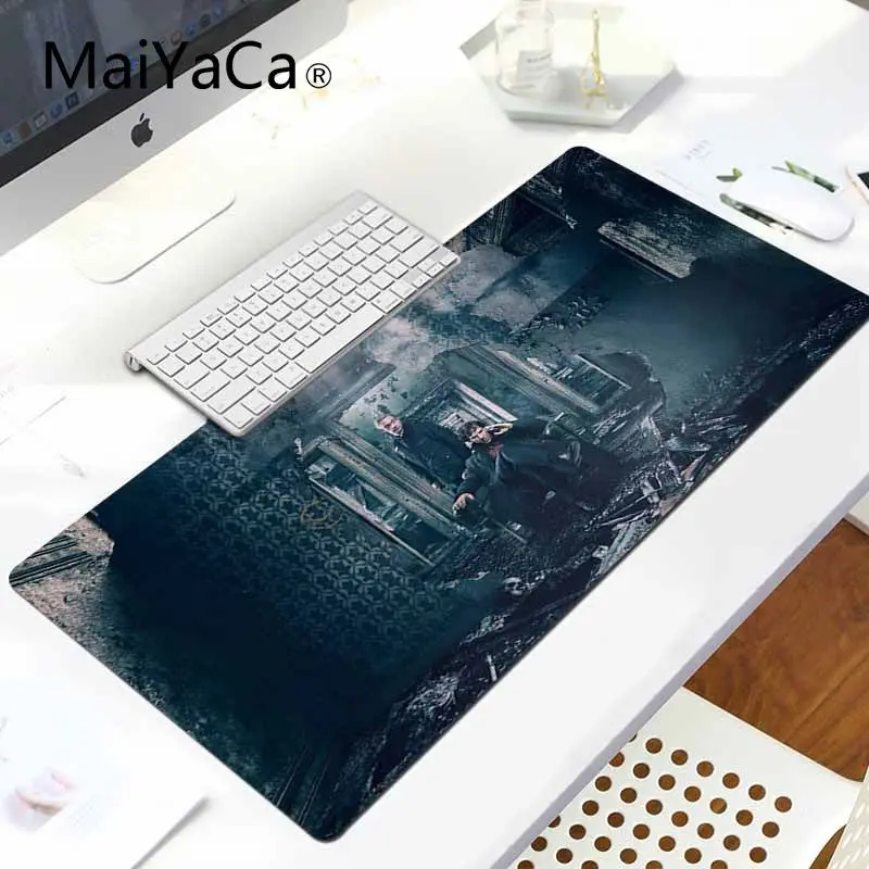 LockEdge 30x80cm Игровой коврик для мыши MaiYaCa I am Sherlock Holmes с клавиатурой, Комфортный коврик для мыши, игровой коврик для мыши - Цвет: LockEdge 30x80cm