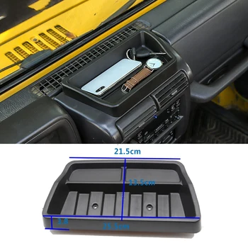 

Car Center Console Dashboard Storage Box Tray Holder for Jeep Wrangler TJ 1997-2006