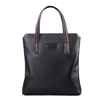 

FEGER Men's PU Leather Tote Bag Men Handbag Brand Business Hand Bag Casual Men Shoulder Bag Laptop Briefcase Male Handbags Bags