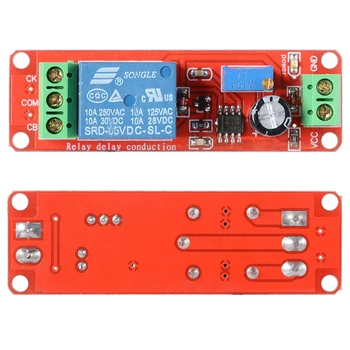 

5 x 12V Delay Timer NE555 Monostable Switch module rele 'adjustable For Arduino TE155