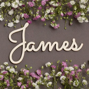 

Acrylic Custom Baby Name Sign Rose Gold Mirror Silver Nursery Wall Name Sign Personalized Wedding Party Wood Name Sign