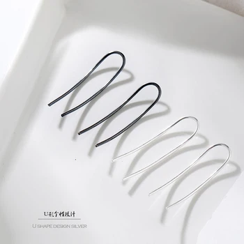 

Ear Climber Earrings Real 925 Sterling Silver Crawler Earrings Cuff Stud Earrings Fine Jewelry for Women Girls Drop Shipping