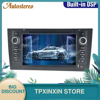 شراء Carplay لأودي A6 1997-2004 أندرويد 10.0 64G سيارة تحديد مواقع لمشغل أقراص دي في دي الملاحة السيارات ستيريو مشغل وسائط متعددة رئيس وحدة راديو الشريط