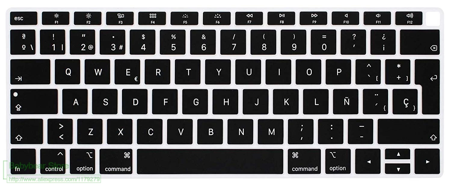 Клавиатура с испанским языком для новейшего Macbook Air 13,3 дюймов retina A1932 для MacBook Air 13 чехол для клавиатуры