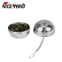 NICEYARD инструменты для приготовления чая в форме шарика, Висячие чайные заварники из нержавеющей стали для чайных листьев, сетчатый фильтр-фильтр для специй